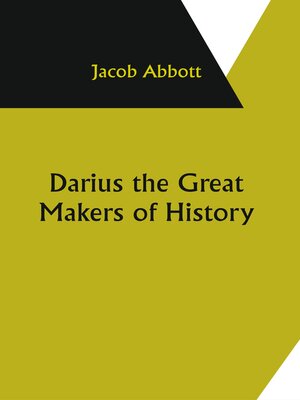 cover image of Darius the Great Makers of History
